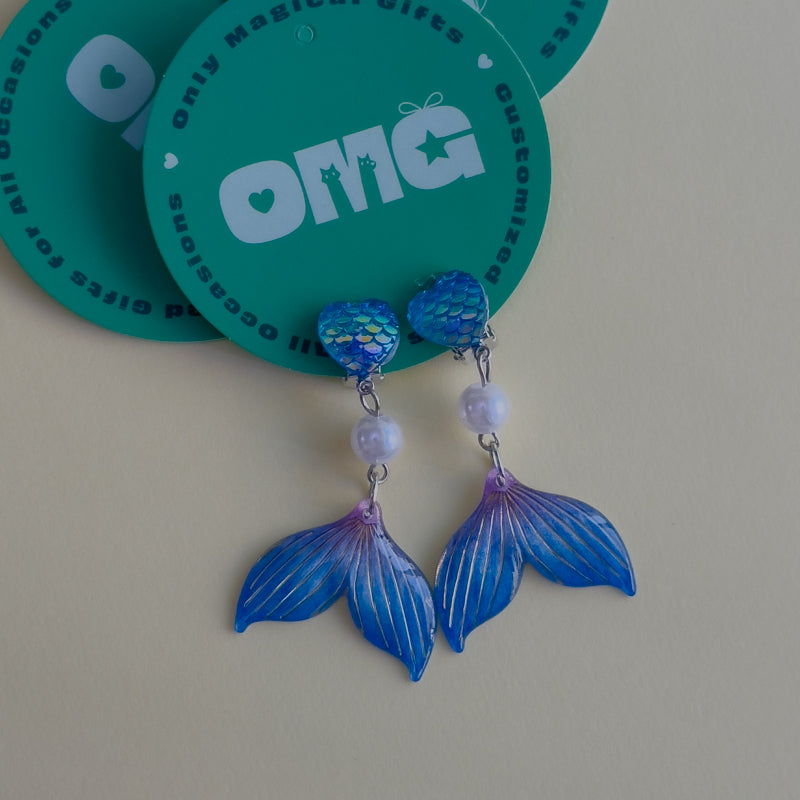 Mermaid Earrings / Studs