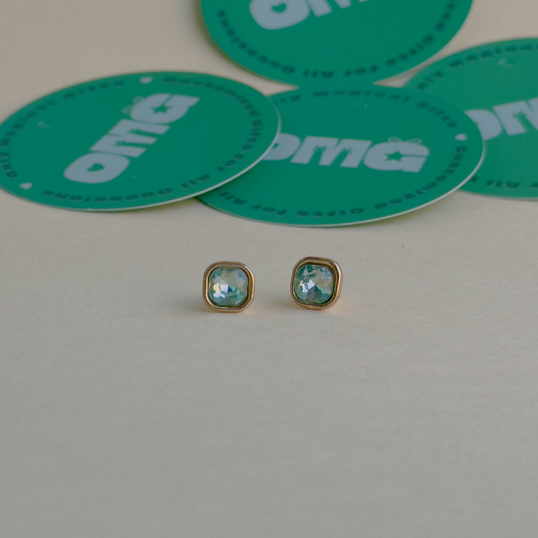 Gemstone (Faux) Earrings / Studs