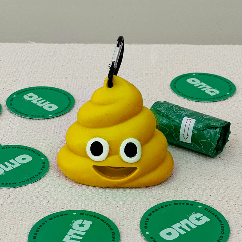Poop Bag Holder with a Free Roll