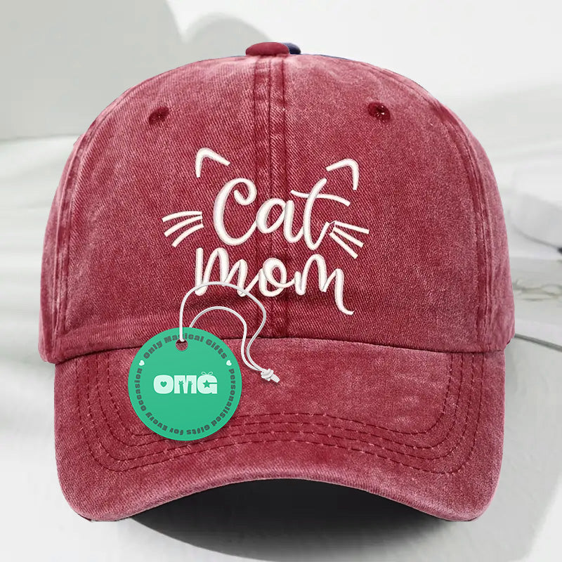 Cat Mom Adjustable Cap