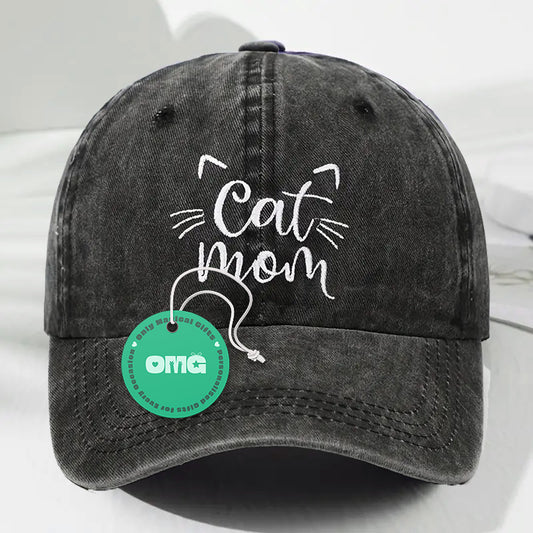 Cat Mom Adjustable Cap