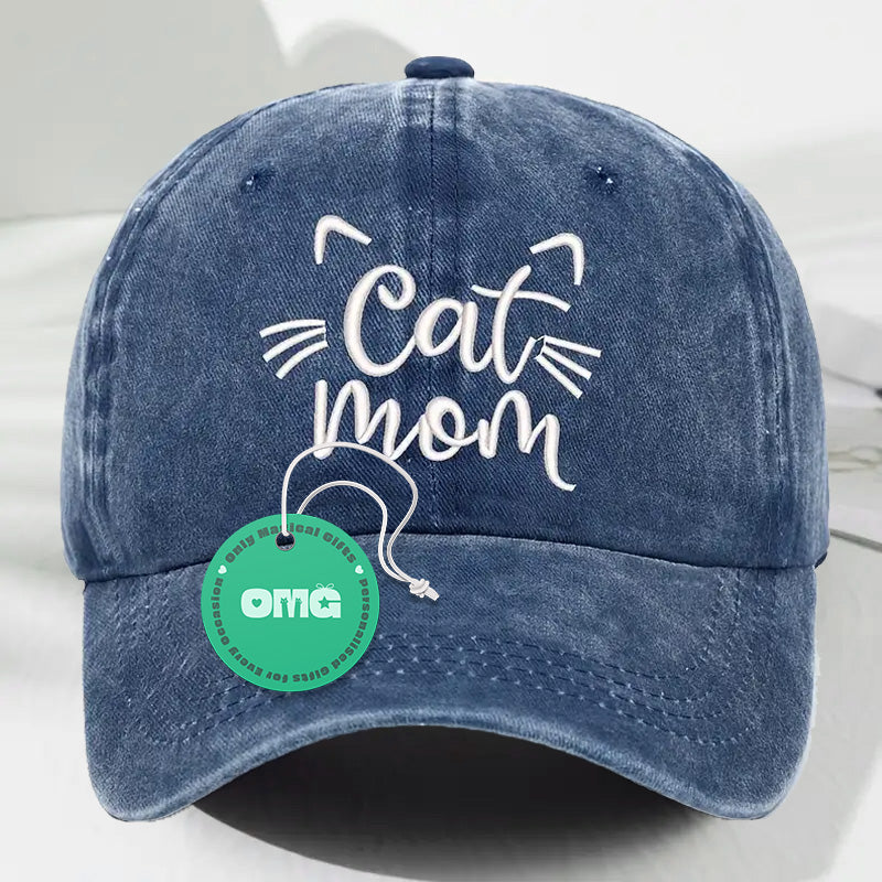 Cat Mom Adjustable Cap