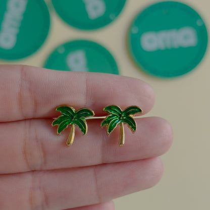 Palm Tree Earrings / Studs