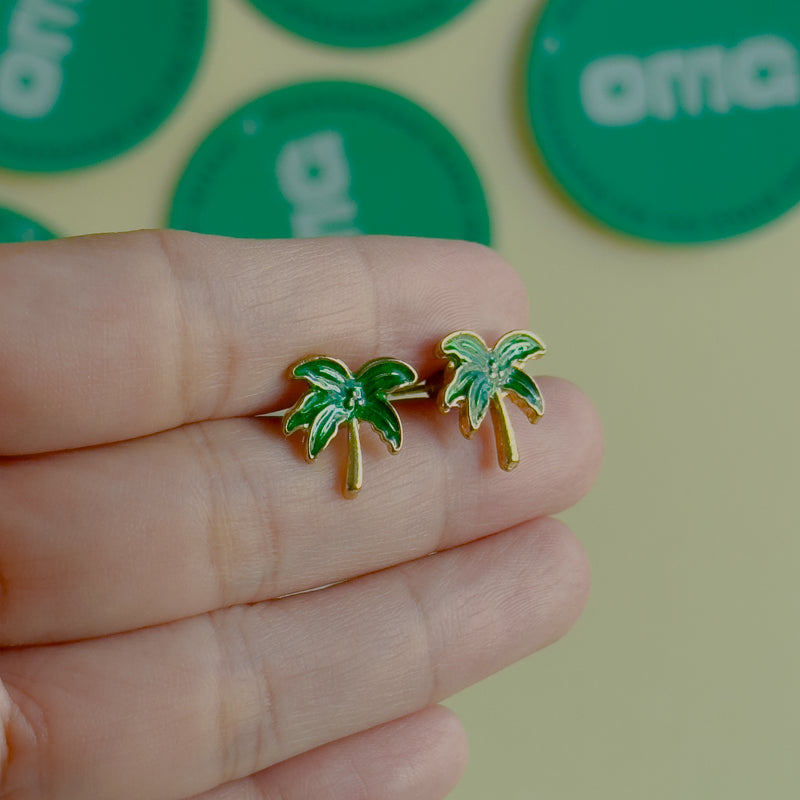 Palm Tree Earrings / Studs