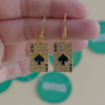 Ace of Spades Earrings / Studs