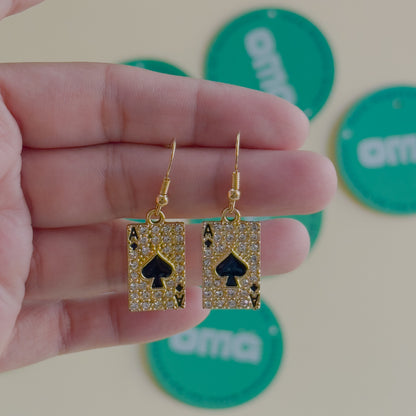 Ace of Spades Earrings / Studs