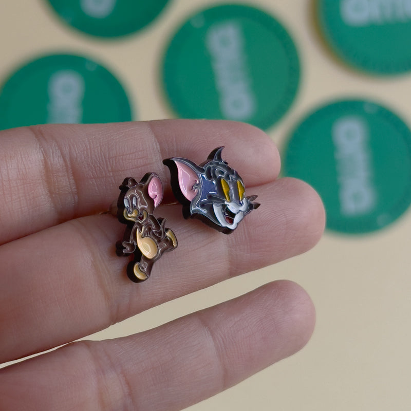 Tom & Jerry Earrings / Studs