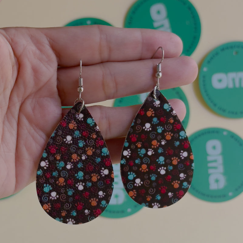 Leather Dangle / Earrings / Lightweight