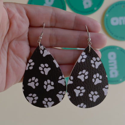 Paw Prints Earrings / Studs