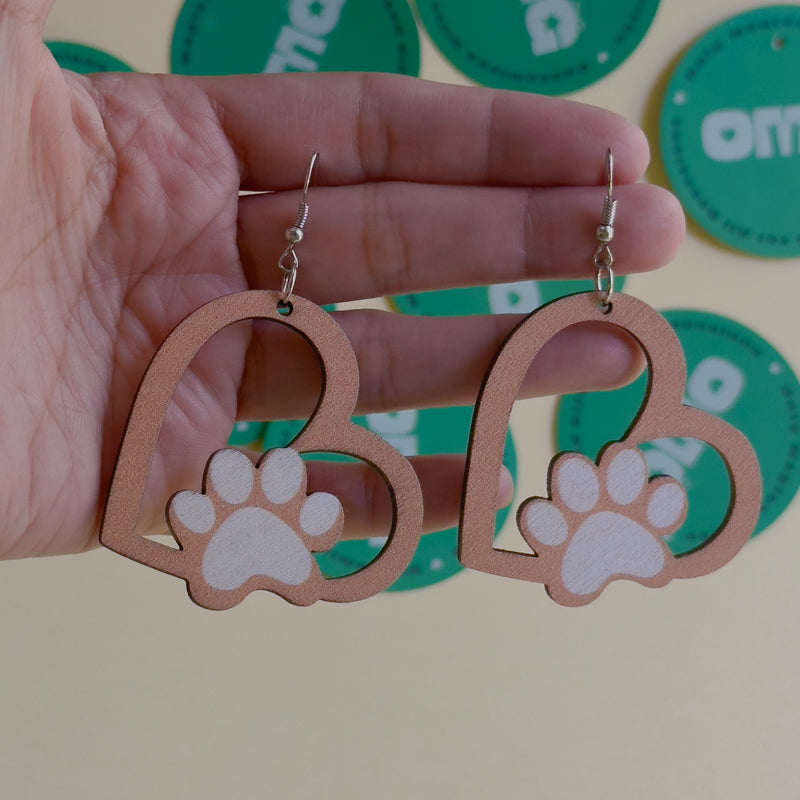 Paw Prints Earrings / Studs