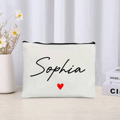 Custom Name Makeup Bag or Pouch