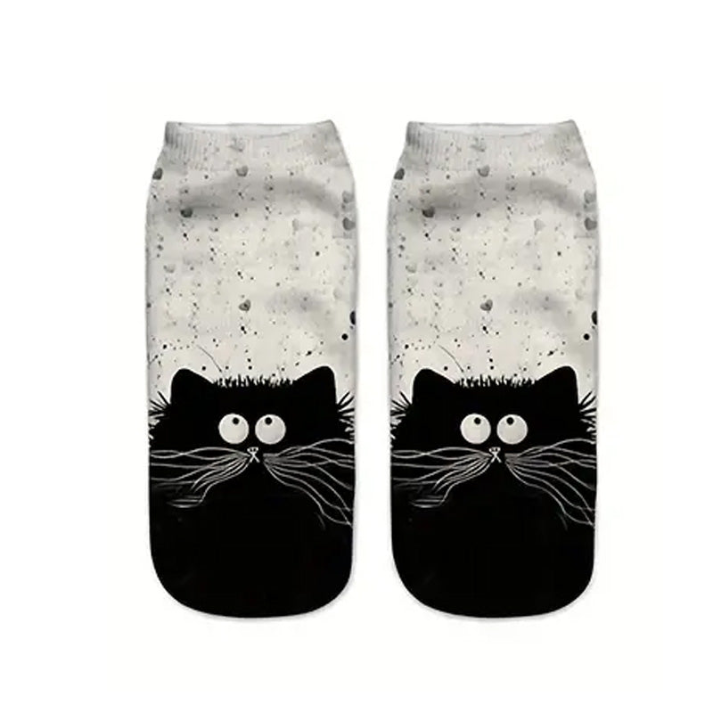 Cat Printed Socks