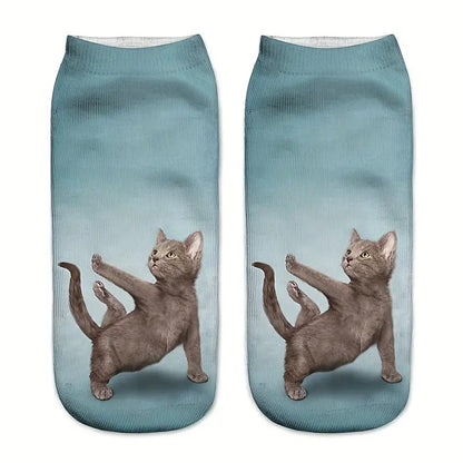 Cat Printed Socks