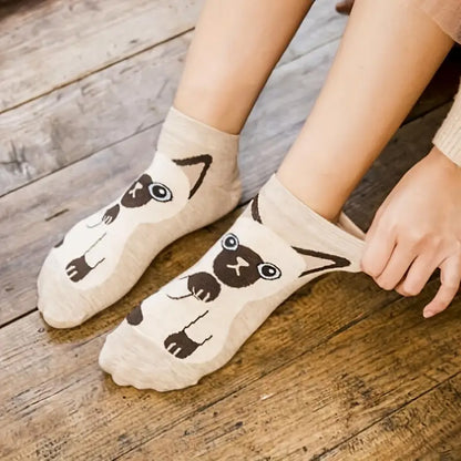 Cat Printed Socks