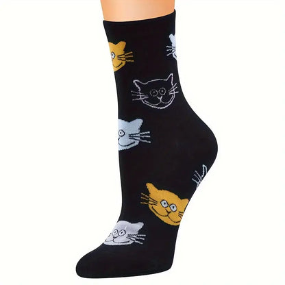 Cat Printed Socks