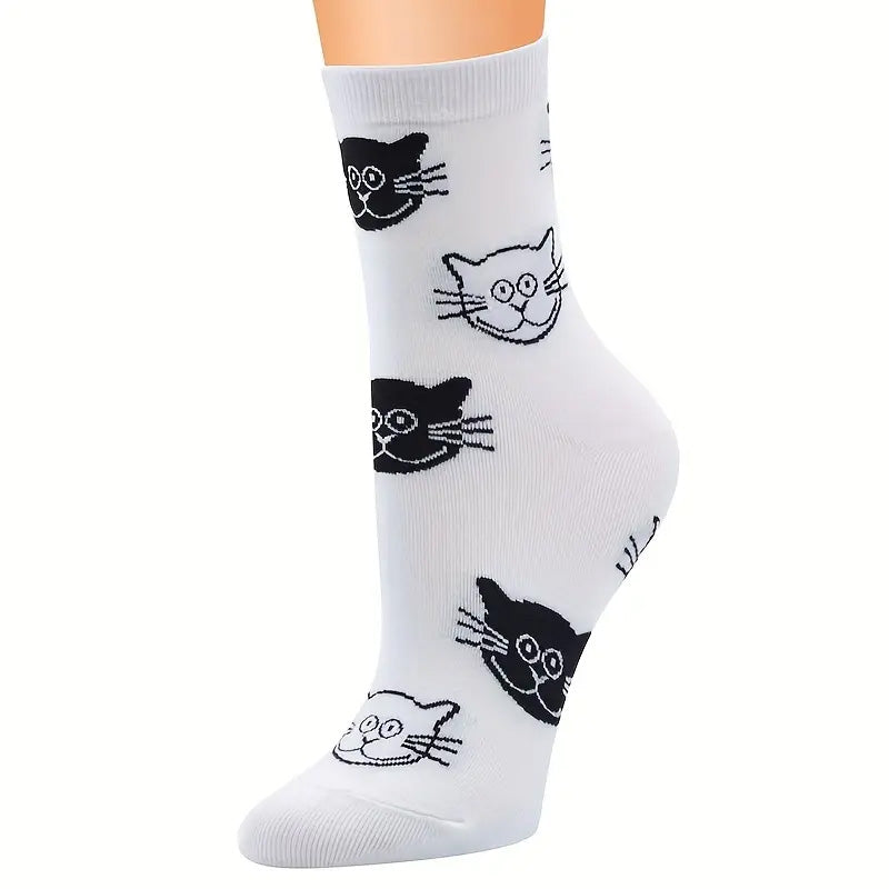 Cat Printed Socks