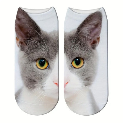 Cat Printed Socks