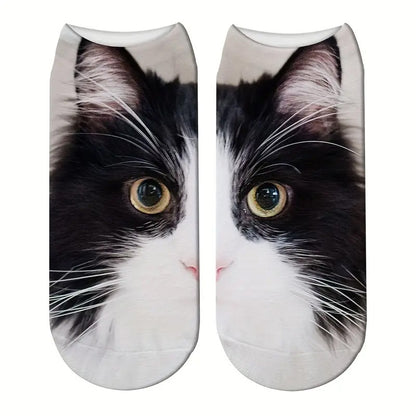 Cat Printed Socks