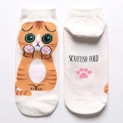 Cat Printed Socks