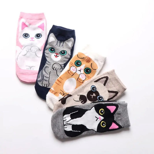 Cat Printed Socks